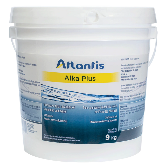 Atlantis ALKA PLUS 9 KG - Augmentateur d’Alcalinité pour Piscine