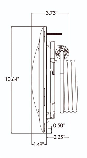 Lámpara LED Hayward CrystaLogic de 10"