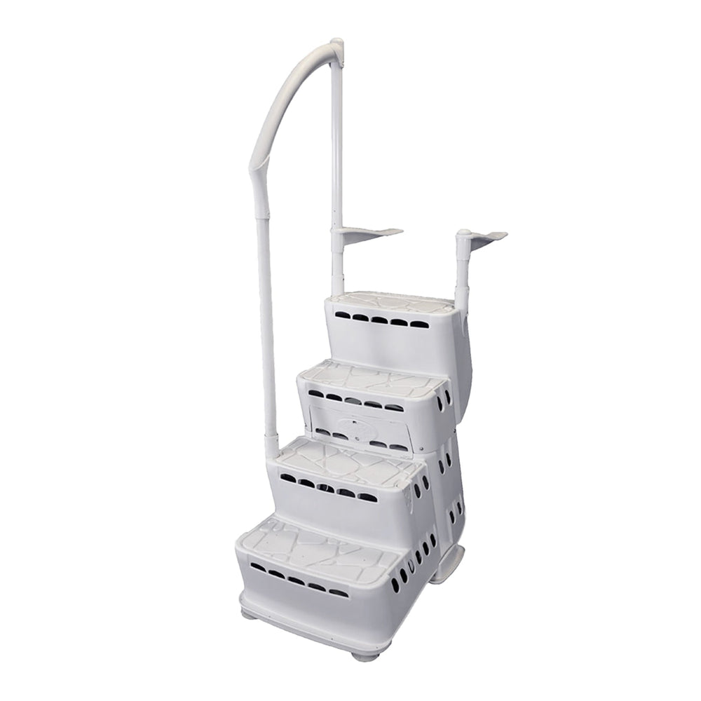 Lumi-O Aquarius 25" à 1 Rampe - Escalier pour Piscine Hors Terre