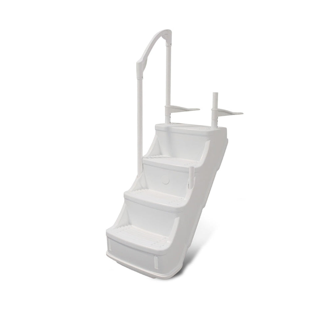 Olympic ACM-123 à 1 Rampe - Escalier Ajustable pour Piscine Hors Terre