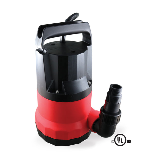 Bomba sumergible de 1/3 HP sin flotador; Capacidad 6000 L/h