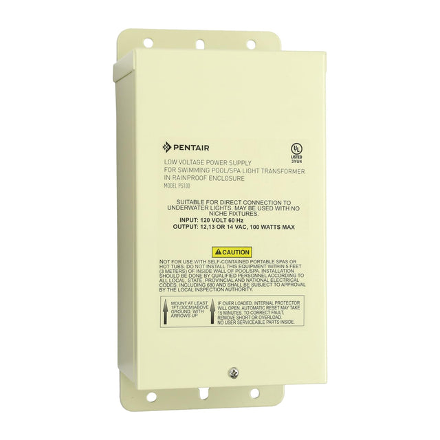 Transformador Pentair 12 V, 13 V y 14 V - 100 W
