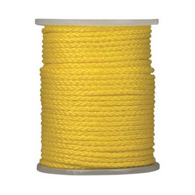 Corde Jaune 1/4'' - Rouleau de 1300' - Attache pour Filet Mesh
