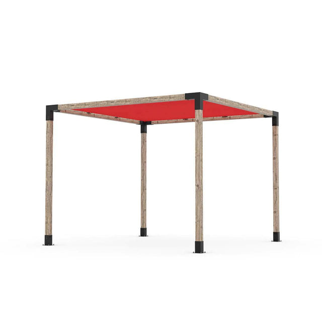 Pergola Kit with SHADE SAIL for 4x4 Wooden Posts