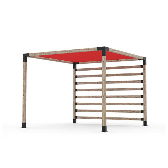 Pergola kit with wall post & SHADE CLOTH for 4x4 wooden posts