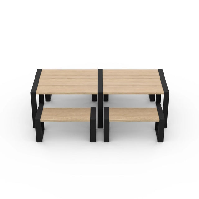 Modern Muskoka 5 Piece Outdoor Dining Set