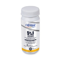 5 in 1 test strips (50) (pH, free chlorine, total chlorine, alkalinity, total hardness)