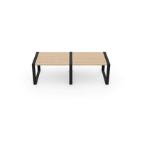 Ensemble de table à manger allongée Muskoka moderne