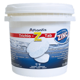 TRICHLO-Z TAB 6KG - Tabletas de cloración estabilizada con Óxido de Zinc 200g