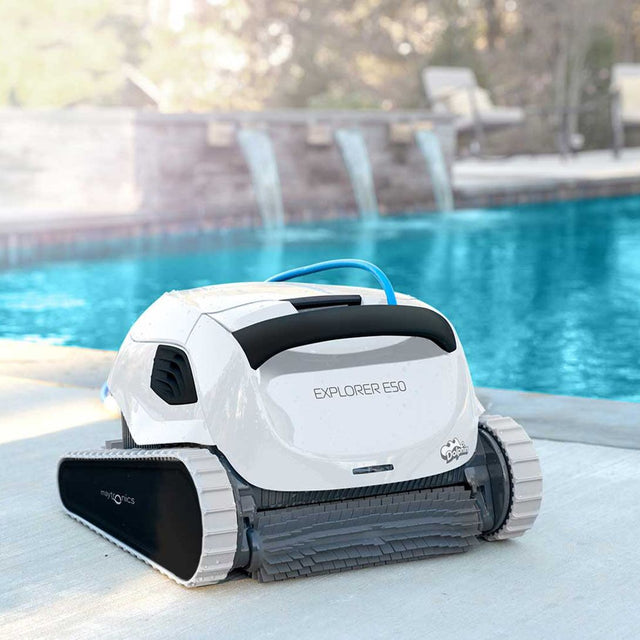 Maytronics Dolphin Explorer E50 - Robot Nettoyeur pour Piscine Creusée