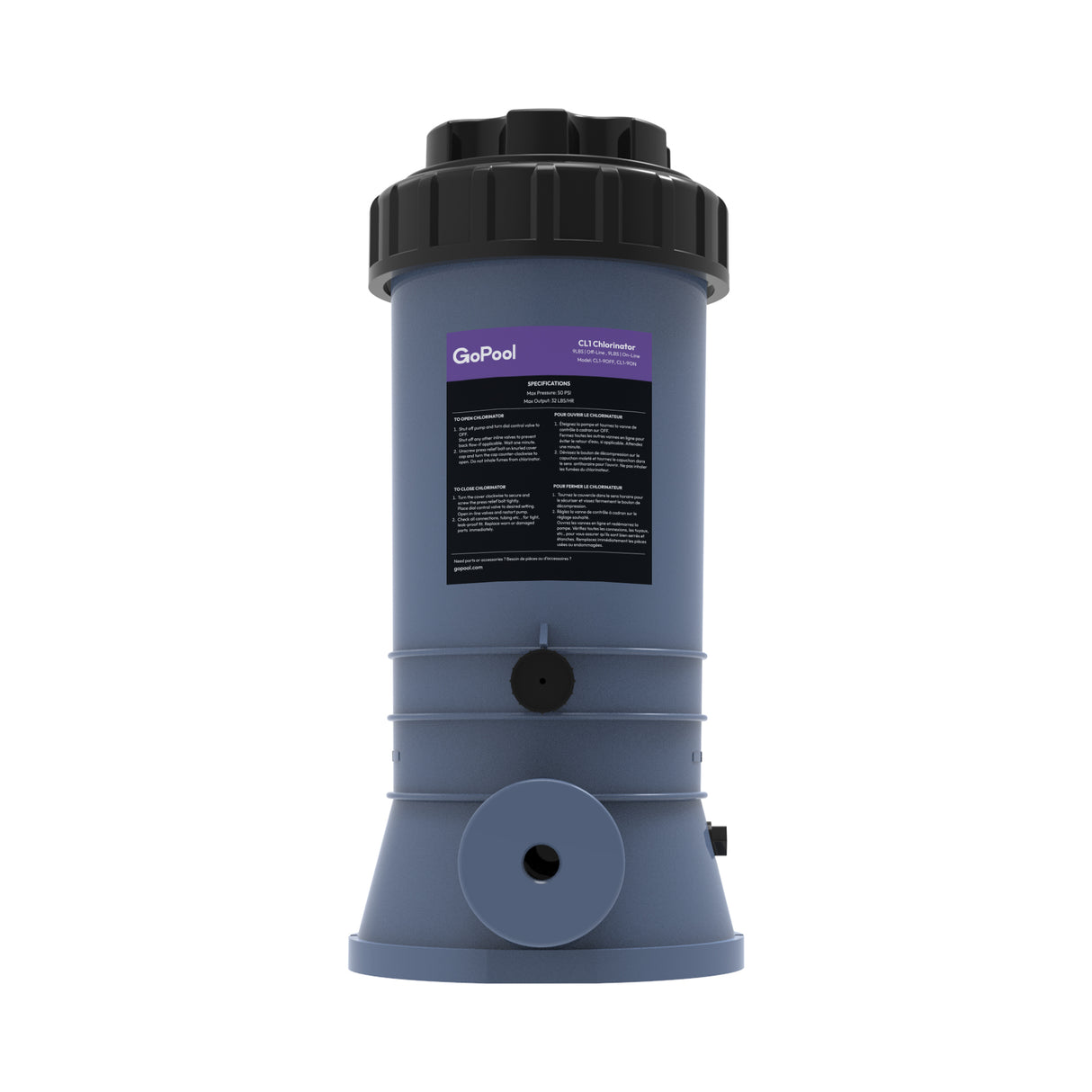 GoPool CL1 9LBS Hors Ligne - Chlorinateur Automatique pour Piscine