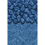 Boulder Swirl Overlap 12' Round & Wall 48'' to 54'' - Above Ground Pool Liner