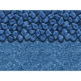 Boulder Swirl Overlap 12' Round & Wall 48'' to 54'' - Above Ground Pool Liner