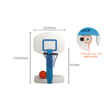 2 in 1 pool toy for basketball and volleyball