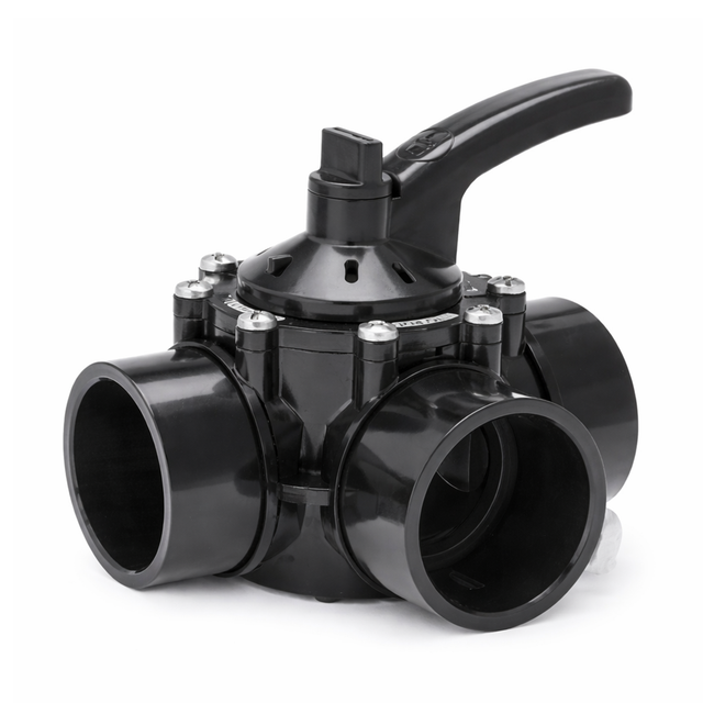 Valve 3 voies en PVC 1.5" X 2"