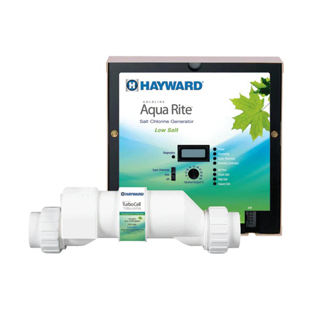 Hayward AquaRite XL Low Salt (jusqu'à 95 000 L / 25 000 Gal) - Système au sel pour Piscine Creusée