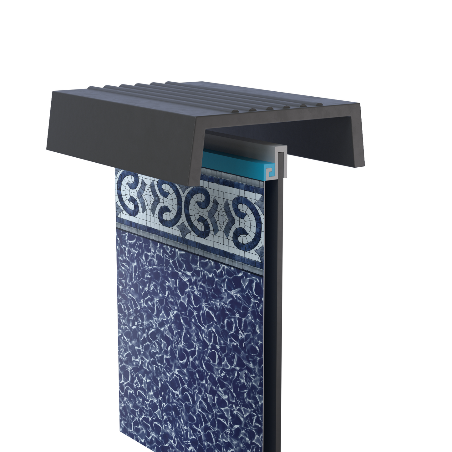Lona Oxford para colgar en piscinas elevadas