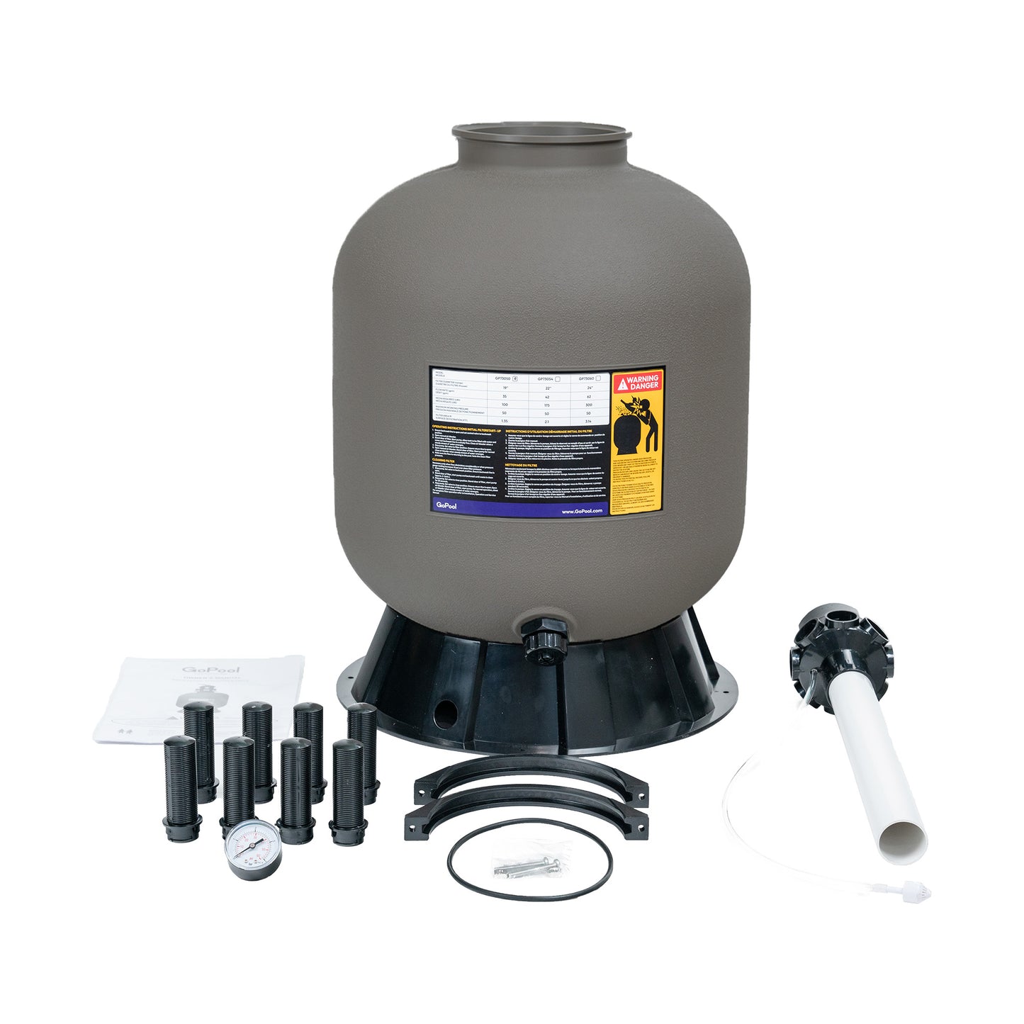 GoPool SF1 22'' - Filtre à Sable pour Piscine