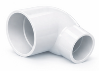 Coude Réducteur 90° (Collé X Collé) - PVC Schedule 40 Blanc