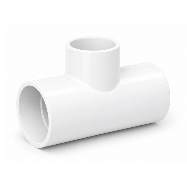 Reductor TEE (Pegado X Pegado X Pegado) - PVC Schedule 40 Blanco