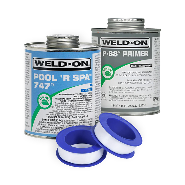 Ensemble de Colle PVC Clair, Apprêt et Teflon