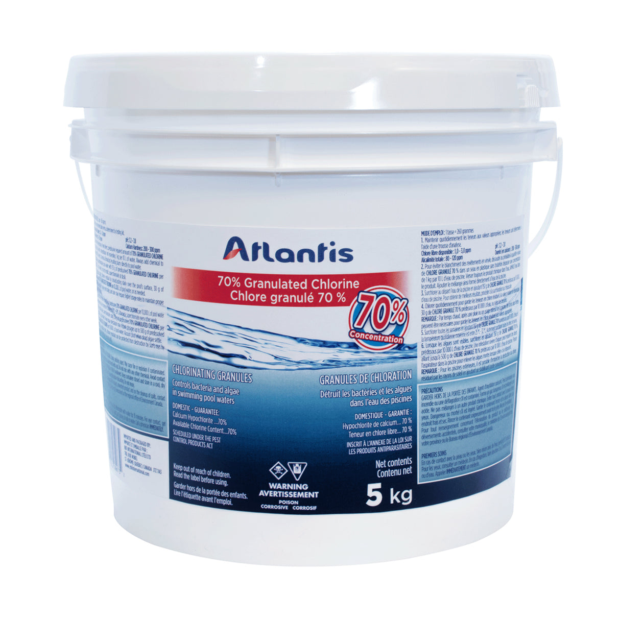 Atlantis Granulated Chlorine 70% - 10 kg