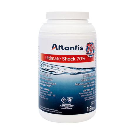 Atlantis ULTIMATE SHOCK 70% - 450g - Traitement Choc avec Chlore
