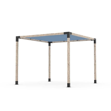 Kit de Pérgola con VELA DE SOMBRA para Postes de Madera 4x4