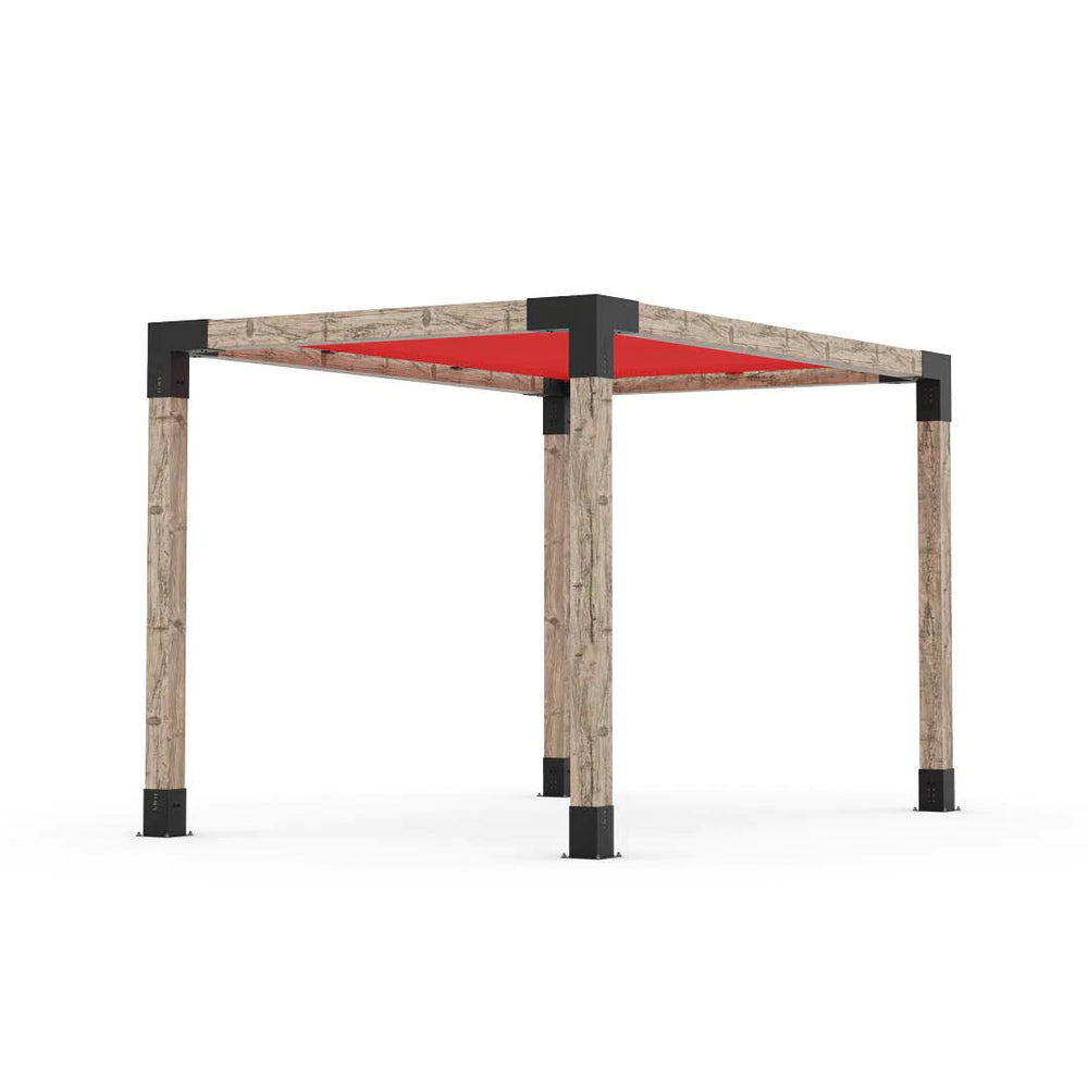 Pergola Kit with SHADE SAIL for 6x6 Wooden Posts