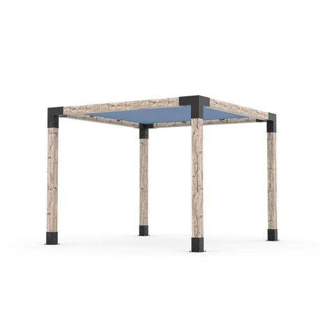 Kit de pérgola con vela de sombra para postes de madera de 6x6