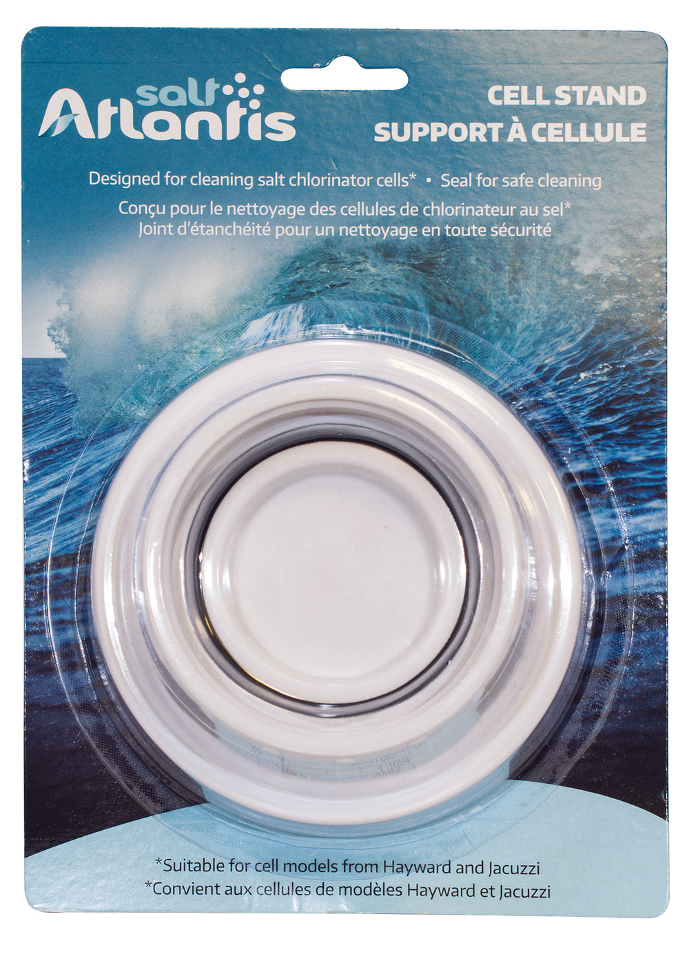 Soporte para la limpieza de la celda de sal