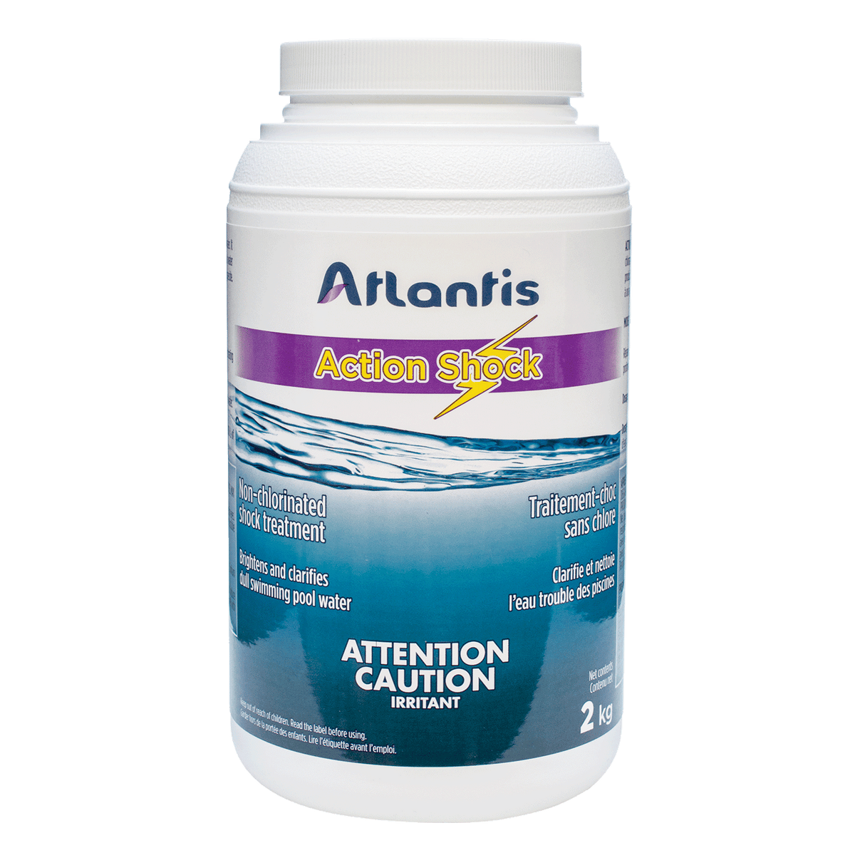 Atlantis ACTION SHOCK 2kg - Shock Treatment WITHOUT Chlorine