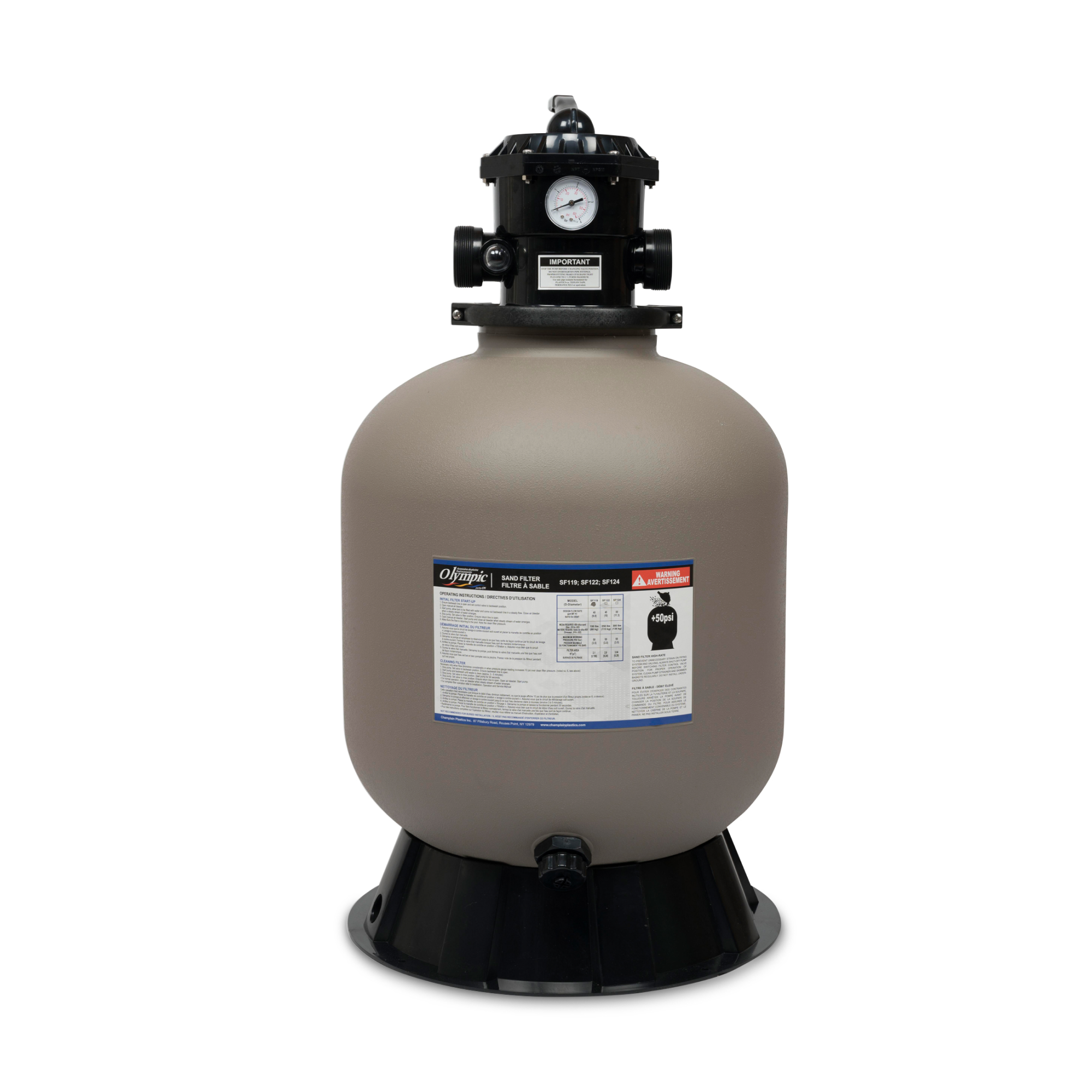19'' Olympic Sand Filter