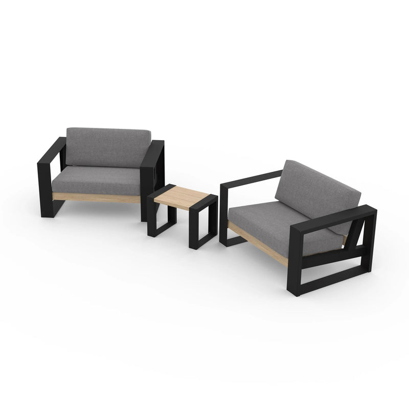 Moderno juego de sillas Muskoka de 3 piezas