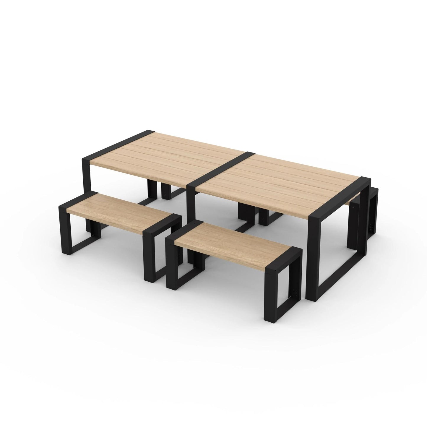 Moderno juego de comedor para exteriores Muskoka de 5 piezas
