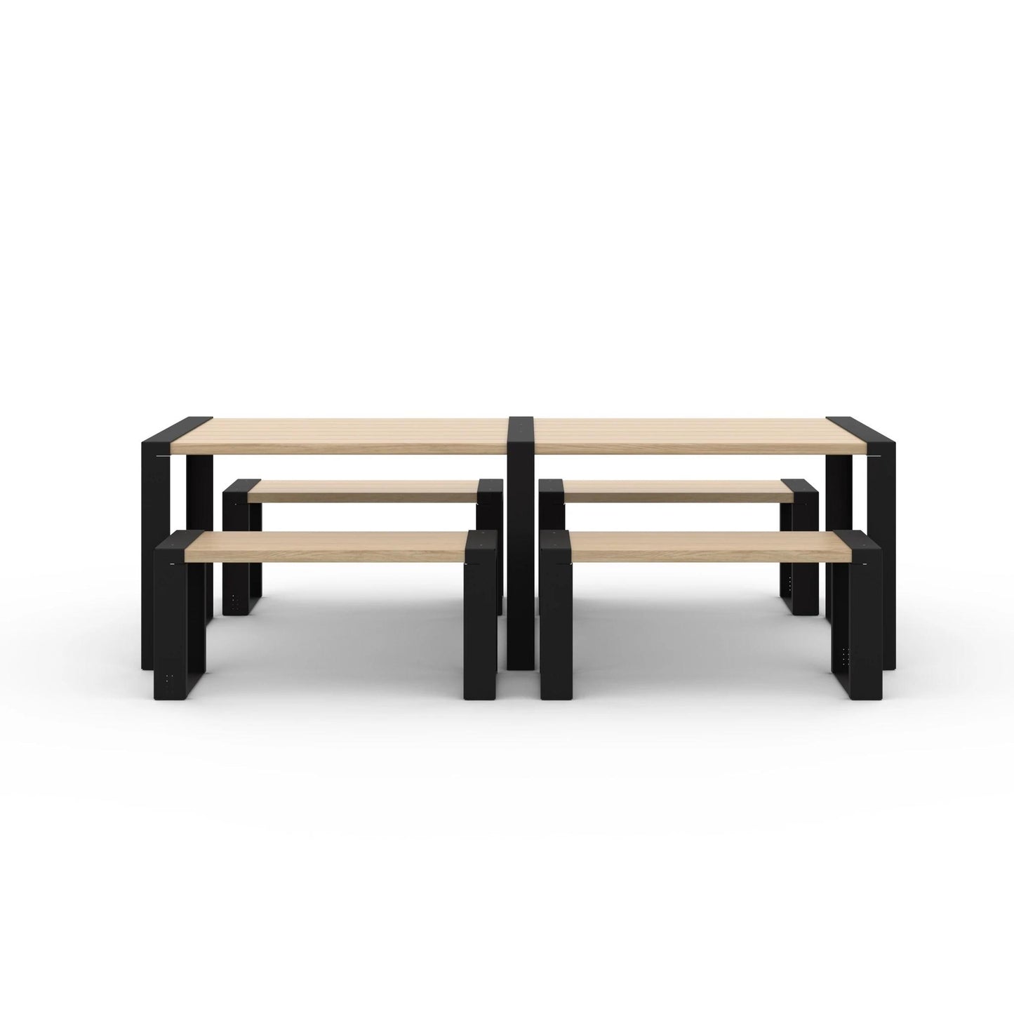 Moderno juego de comedor para exteriores Muskoka de 5 piezas