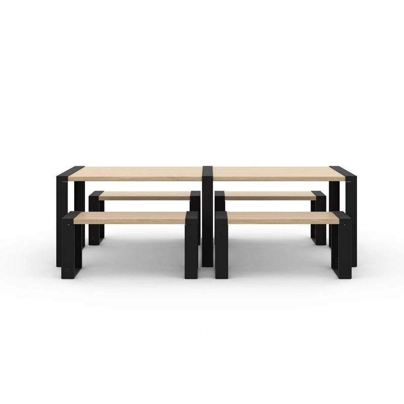 Moderno juego de comedor para exteriores Muskoka de 5 piezas