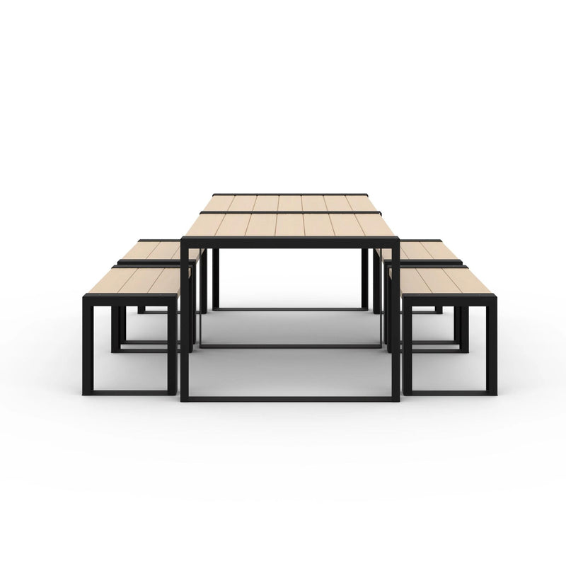 Moderno juego de comedor para exteriores Muskoka de 5 piezas