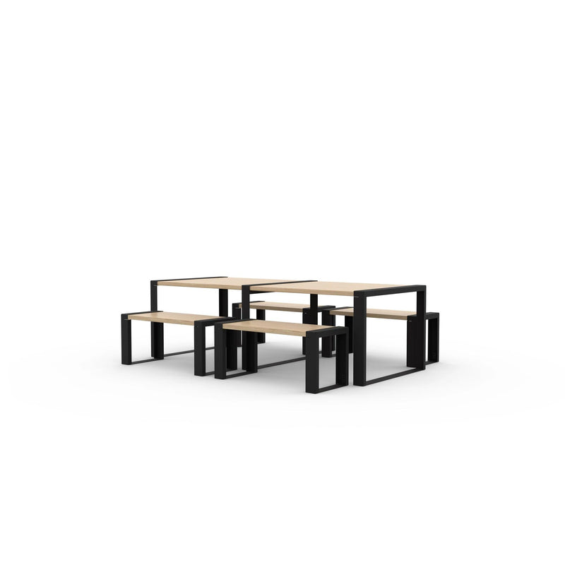 Moderno juego de comedor para exteriores Muskoka de 5 piezas