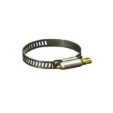 Collar de acero inoxidable de 32 mm a 51 mm (1,25 a 2 pulgadas), tornillo dorado (1 pieza)