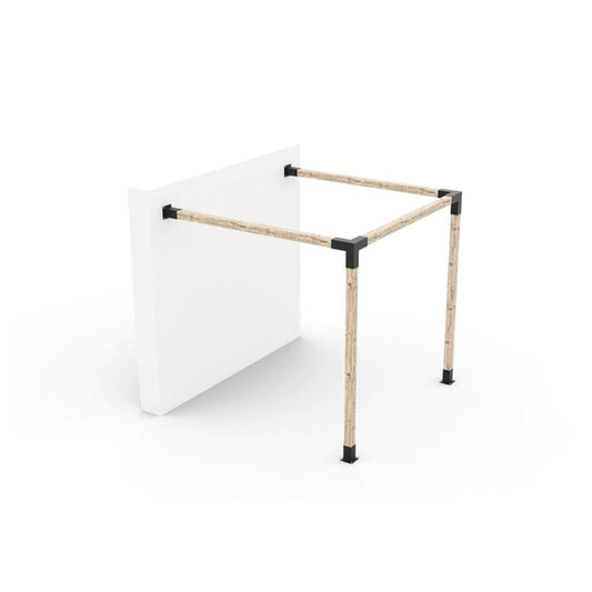 Kit de pérgola de montaje en pared de cualquier tamaño para postes de madera de 4 x 4