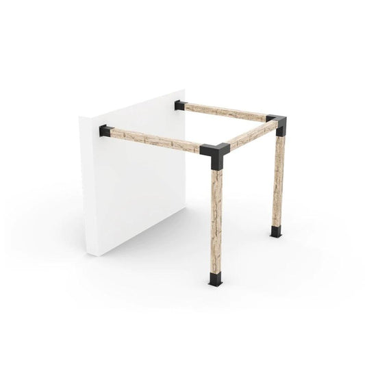 Kit de pérgola de montaje en pared de cualquier tamaño para postes de madera de 6 x 6