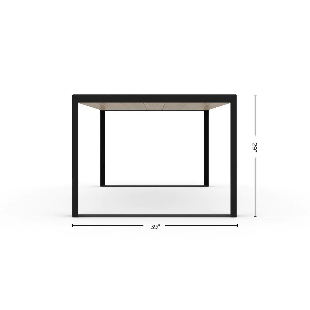 Moderno juego de comedor para exteriores Muskoka de 3 piezas