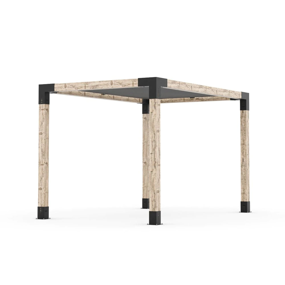 Pergola Kit with SHADE SAIL for 6x6 Wooden Posts